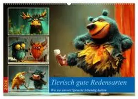 CALVENDO / Gierok-Latniak |  Tierisch gute Redensarten (Wandkalender 2026 DIN A2 quer), CALVENDO Monatskalender | Sonstiges |  Sack Fachmedien