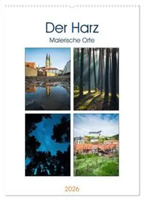 Wasilewski / CALVENDO |  Der Harz - Malerische Orte (Wandkalender 2026 DIN A2 hoch), CALVENDO Monatskalender | Sonstiges |  Sack Fachmedien