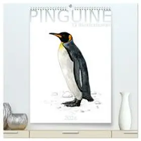 Spangenberg / CALVENDO |  Pinguine - 13 Illustrationen (hochwertiger Premium Wandkalender 2026 DIN A2 hoch), Kunstdruck in Hochglanz | Sonstiges |  Sack Fachmedien