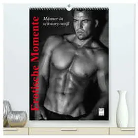 Stanzer / CALVENDO |  Erotische Momente. Männer in schwarz-weiß (hochwertiger Premium Wandkalender 2026 DIN A2 hoch), Kunstdruck in Hochglanz | Sonstiges |  Sack Fachmedien