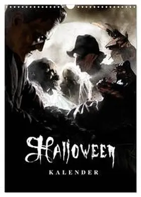 Sauer / CALVENDO |  Halloween Optische Illusionen - Kalender 2026 (Wandkalender 2026 DIN A3 hoch), CALVENDO Monatskalender | Sonstiges |  Sack Fachmedien