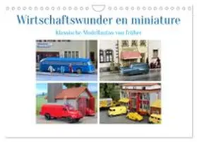 CALVENDO / Huschka |  Wirtschaftswunder en miniature (Wandkalender 2026 DIN A4 quer), CALVENDO Monatskalender | Sonstiges |  Sack Fachmedien