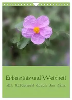 CALVENDO / Bergmann |  Erkenntnis und Weisheit - Hildegard von Bingen (Wandkalender 2026 DIN A4 hoch), CALVENDO Monatskalender | Sonstiges |  Sack Fachmedien