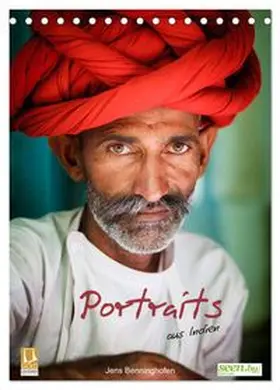 CALVENDO / Benninghofen |  Portraits aus Indien (Tischkalender 2026 DIN A5 hoch), CALVENDO Monatskalender | Sonstiges |  Sack Fachmedien
