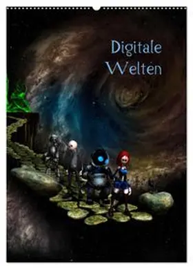 CALVENDO / Buch |  Digitale Welten (Wandkalender 2026 DIN A2 hoch), CALVENDO Monatskalender | Sonstiges |  Sack Fachmedien