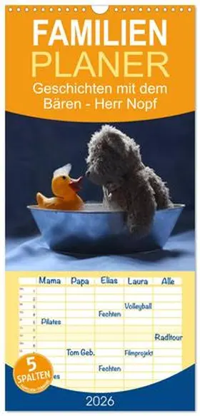 CALVENDO / Kanthak |  Familienplaner 2026 - Bärentraum mit 5 Spalten (Wandkalender, 21 x 45 cm) CALVENDO | Sonstiges |  Sack Fachmedien