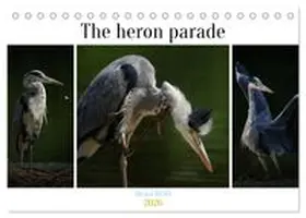 CALVENDO / DENIS |  The heron parade (Desk Calendar 2026 DIN A5 landscape), CALVENDO 12 Month DeskCalendar | Sonstiges |  Sack Fachmedien