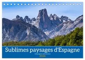 CALVENDO / est partis quand même |  Sublimes paysages d'Espagne (Calendrier de bureau 2026 DIN A5 vertical), CALVENDO calendrier mensuel | Sonstiges |  Sack Fachmedien