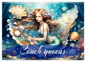 CALVENDO / Djeric |  Conch queens (Wall Calendar 2026 DIN A3 landscape), CALVENDO 12 Month Wall Calendar | Sonstiges |  Sack Fachmedien