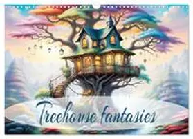 CALVENDO / Djeric |  Treehouse fantasies (Wall Calendar 2026 DIN A3 landscape), CALVENDO 12 Month Wall Calendar | Sonstiges |  Sack Fachmedien