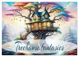 CALVENDO / Djeric |  Treehouse fantasies (Wall Calendar 2026 DIN A2 landscape), CALVENDO 12 Month Wall Calendar | Sonstiges |  Sack Fachmedien