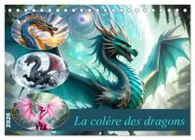 Aupeix / CALVENDO |  La colère des dragons (Calendrier de bureau 2026 DIN A5 vertical), CALVENDO calendrier mensuel | Sonstiges |  Sack Fachmedien