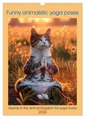 Ruebsamen / CALVENDO |  Funny animalistic yoga poses (Wall Calendar 2026 DIN A3 portrait), CALVENDO 12 Month Wall Calendar | Sonstiges |  Sack Fachmedien