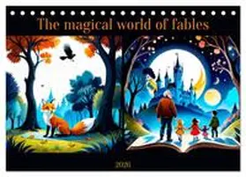 Aupeix / CALVENDO |  The magical world of fables (Desk Calendar 2026 DIN A5 landscape), CALVENDO 12 Month DeskCalendar | Sonstiges |  Sack Fachmedien