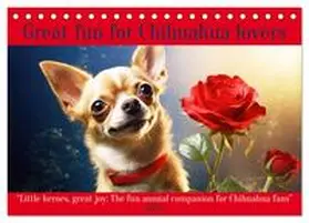 CALVENDO / Ruebsamen |  Great fun for Chihuahua lovers (Desk Calendar 2026 DIN A5 landscape), CALVENDO 12 Month DeskCalendar | Sonstiges |  Sack Fachmedien