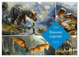 Waurick / CALVENDO |  Dinosaur Legends (Wall Calendar 2026 DIN A3 landscape), CALVENDO 12 Month Wall Calendar | Sonstiges |  Sack Fachmedien