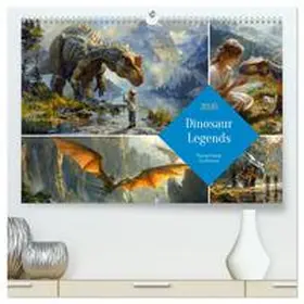 Waurick / CALVENDO |  Dinosaur Legends (High Quality Premium Wall Calendar 2026 DIN A2 landscape),CALVENDO 12 Month Wall Calendar | Sonstiges |  Sack Fachmedien
