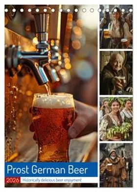CALVENDO / Waurick |  Prost German Beer (Desk Calendar 2026 DIN A5 portrait), CALVENDO 12 Month DeskCalendar | Sonstiges |  Sack Fachmedien