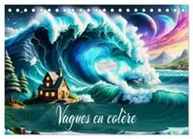 CALVENDO / Djeric |  Vagues en colère (Calendrier de bureau 2026 DIN A5 vertical), CALVENDO calendrier mensuel | Sonstiges |  Sack Fachmedien
