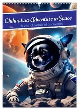 CALVENDO / Stachanczyk |  Chihuahua Adventure in Space (Wall Calendar 2026 DIN A2 portrait), CALVENDO 12 Month Wall Calendar | Sonstiges |  Sack Fachmedien