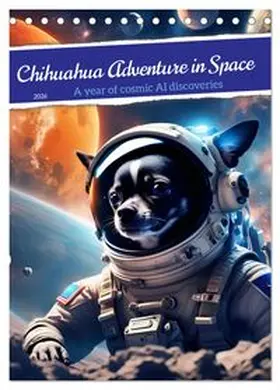 CALVENDO / Stachanczyk |  Chihuahua Adventure in Space (Desk Calendar 2026 DIN A5 portrait), CALVENDO 12 Month DeskCalendar | Sonstiges |  Sack Fachmedien