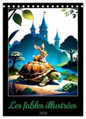 Aupeix / CALVENDO |  Les fables illustrées (Calendrier de bureau 2026 DIN A5 horizontal), CALVENDO calendrier mensuel | Sonstiges |  Sack Fachmedien