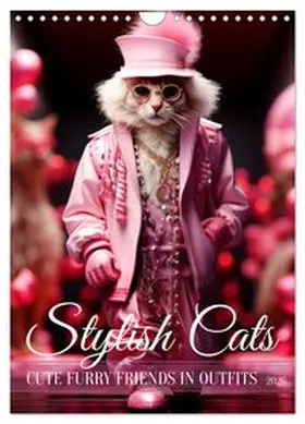 CALVENDO / Viola |  Stylish cats (Wall Calendar 2026 DIN A4 portrait), CALVENDO 12 Month Wall Calendar | Sonstiges |  Sack Fachmedien