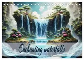 Djeric / CALVENDO |  Enchanting waterfalls (Desk Calendar 2026 DIN A5 landscape), CALVENDO 12 Month DeskCalendar | Sonstiges |  Sack Fachmedien