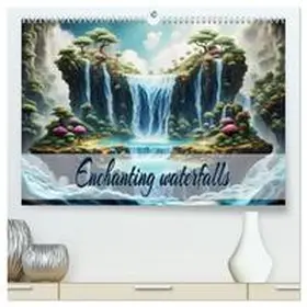 Djeric / CALVENDO |  Enchanting waterfalls (High Quality Premium Wall Calendar 2026 DIN A2 landscape),CALVENDO 12 Month Wall Calendar | Sonstiges |  Sack Fachmedien
