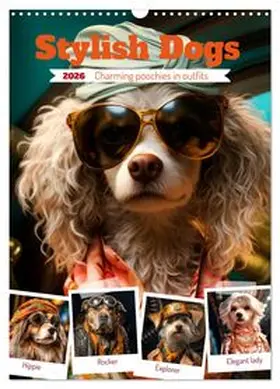 CALVENDO / Viola |  Stylish Dogs (Wall Calendar 2026 DIN A3 portrait), CALVENDO 12 Month Wall Calendar | Sonstiges |  Sack Fachmedien