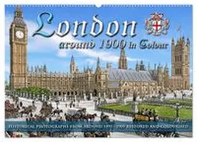 CALVENDO / Tetsch |  London around 1890-1900 - photos restored and colourised (Wall Calendar 2026 DIN A2 landscape), CALVENDO 12 Month Wall Calendar | Sonstiges |  Sack Fachmedien