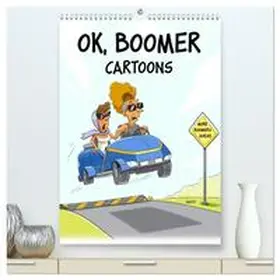 NURK / CALVENDO |  OK, Boomer - Cartoons (High Quality Premium Wall Calendar 2026 DIN A2 portrait),CALVENDO 12 Month Wall Calendar | Sonstiges |  Sack Fachmedien