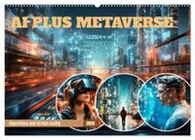 Viola / CALVENDO |  AI PLUS METAVERSE Algorithms and virtual reality (Wall Calendar 2026 DIN A2 landscape), CALVENDO 12 Month Wall Calendar | Sonstiges |  Sack Fachmedien