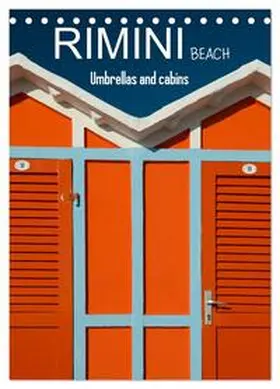 Photostravellers / CALVENDO |  Rimini beach Umbrellas and cabins (Desk Calendar 2026 DIN A5 portrait), CALVENDO 12 Month DeskCalendar | Sonstiges |  Sack Fachmedien