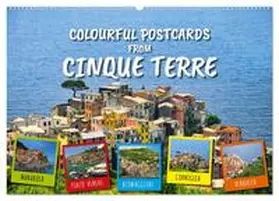 Ratzer / CALVENDO |  Colourful Postcards from Cinque Terre (Wall Calendar 2026 DIN A2 landscape), CALVENDO 12 Month Wall Calendar | Sonstiges |  Sack Fachmedien