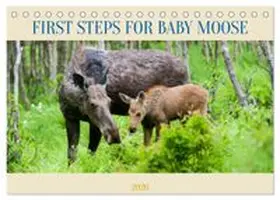 CALVENDO / Henry |  FIRST STEPS FOR BABY MOOSE (Desk Calendar 2026 DIN A5 landscape), CALVENDO 12 Month DeskCalendar | Sonstiges |  Sack Fachmedien
