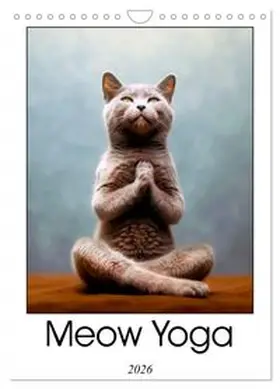 CALVENDO / Jaszke JBJart |  Meow Yoga (Wall Calendar 2026 DIN A4 portrait), CALVENDO 12 Month Wall Calendar | Sonstiges |  Sack Fachmedien