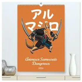 Schmidt / CALVENDO |  Animaux Samouraïs Dangereux  (Calendrier mural 2026 DIN A2 horizontal) calendrier de bureau | Sonstiges |  Sack Fachmedien