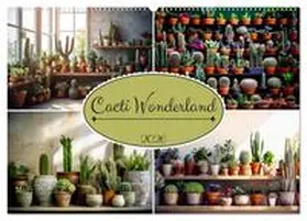 CALVENDO / Jaszke JBJart |  Cacti Wonderland (Wall Calendar 2026 DIN A2 landscape), CALVENDO 12 Month Wall Calendar | Sonstiges |  Sack Fachmedien
