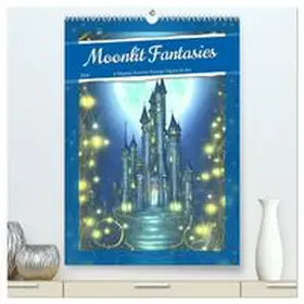 aka stine1 / CALVENDO |  Moonlit Fantasies (High Quality Premium Wall Calendar 2026 DIN A2 portrait),CALVENDO 12 Month Wall Calendar | Sonstiges |  Sack Fachmedien