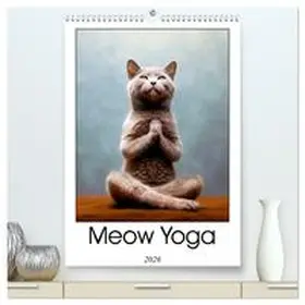 Jaszke JBJart / CALVENDO |  Meow Yoga (High Quality Premium Wall Calendar 2026 DIN A2 portrait),CALVENDO 12 Month Wall Calendar | Sonstiges |  Sack Fachmedien