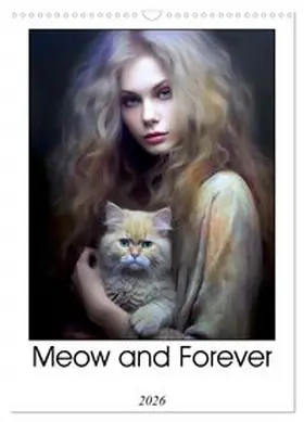 CALVENDO / Jaszke JBJart |  Meow and Forever (Wall Calendar 2026 DIN A3 portrait), CALVENDO 12 Month Wall Calendar | Sonstiges |  Sack Fachmedien