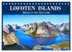 CALVENDO / Bilkova |  Lofoten Islands, Beauty of Nature (Desk Calendar 2026 DIN A5 landscape), CALVENDO 12 Month DeskCalendar | Sonstiges |  Sack Fachmedien