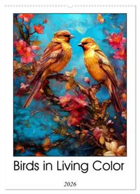 CALVENDO / Jaszke JBJart |  Birds in Living Color (Wall Calendar 2026 DIN A2 portrait), CALVENDO 12 Month Wall Calendar | Sonstiges |  Sack Fachmedien