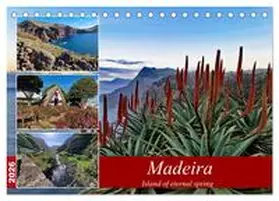 Kleemann / CALVENDO |  Madeira island of eternal spring (Desk Calendar 2026 DIN A5 landscape), CALVENDO 12 Month DeskCalendar | Sonstiges |  Sack Fachmedien