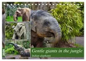 CALVENDO / Kleemann |  Gentle giants in the jungle (Desk Calendar 2026 DIN A5 landscape), CALVENDO 12 Month DeskCalendar | Sonstiges |  Sack Fachmedien