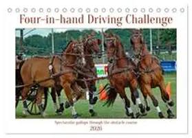 CALVENDO / Kleemann |  Four-in-hand Driving Challenge (Desk Calendar 2026 DIN A5 landscape), CALVENDO 12 Month DeskCalendar | Sonstiges |  Sack Fachmedien