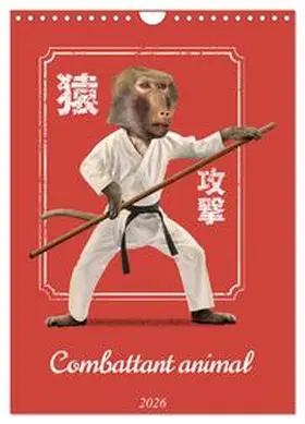 CALVENDO / Schmidt |  Combattant animal (Calendrier mural 2026 DIN A4 horizontal), CALVENDO calendrier mensuel | Sonstiges |  Sack Fachmedien