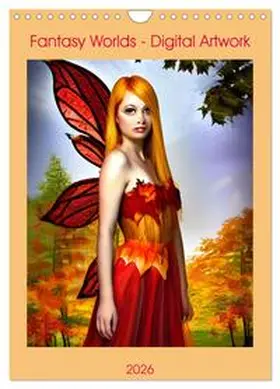 CALVENDO / aka stine1 |  Fantasy Worlds - Digital Artwork (Wall Calendar 2026 DIN A4 portrait), CALVENDO 12 Month Wall Calendar | Sonstiges |  Sack Fachmedien