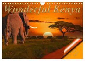CALVENDO / Schwerin |  Wonderful Kenya (Wall Calendar 2026 DIN A4 landscape), CALVENDO 12 Month Wall Calendar | Sonstiges |  Sack Fachmedien